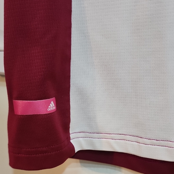 Adidas Maroon Puremotion Golf Polo - Picture 3 of 4